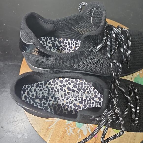 EUC Urban Sport by J/Slides Talia Stretch Knit Sneaker Black Sz W/11 MSRP $79.99 - Picture 8 of 16